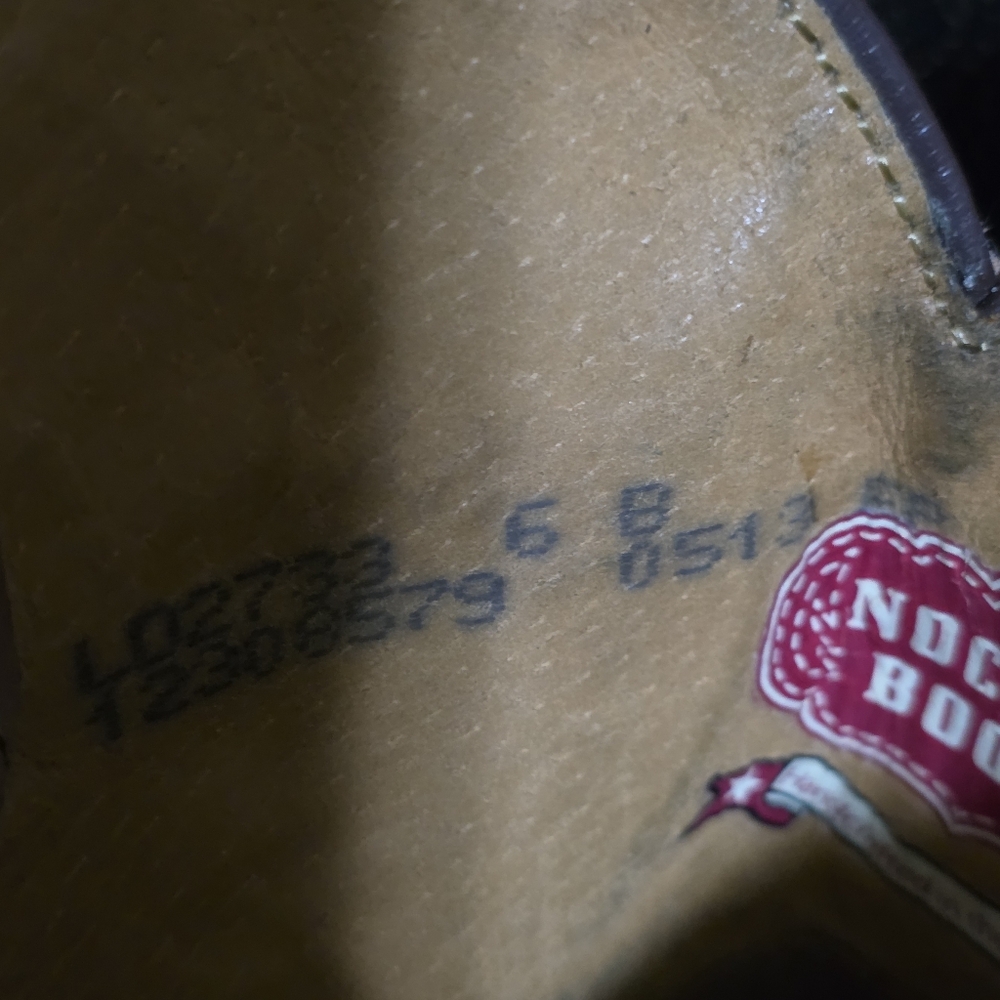 NOCONA Authentic Cowboy Boots Made in the‎ USA - Size 6 - Picture 14 of 16